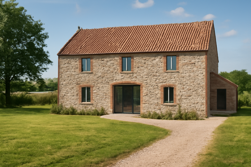ferme rénovée avec terrain alentour