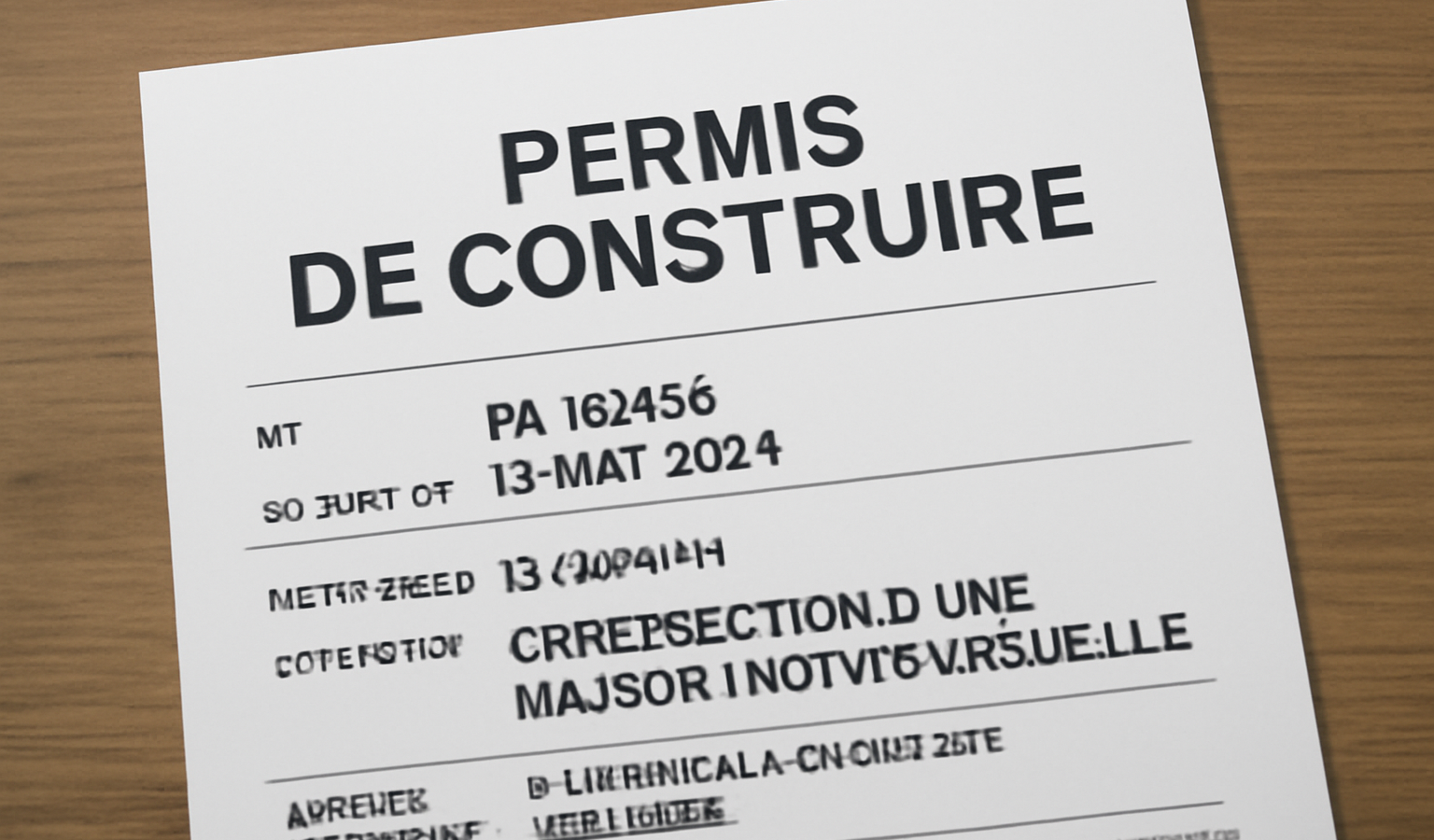 permis de construire