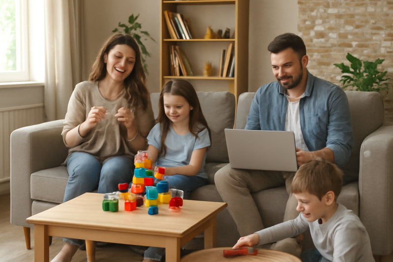 Activités maison famille intérieur