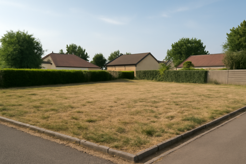 Terrain constructible zone résidentielle calme