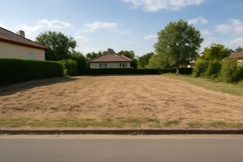 Terrain constructible zone résidentielle calme