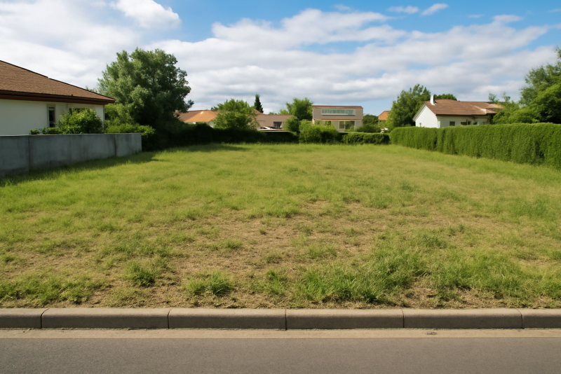 Terrain constructible zone résidentielle calme
