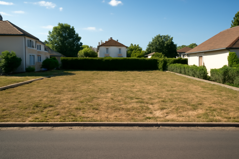 Terrain constructible zone résidentielle calme