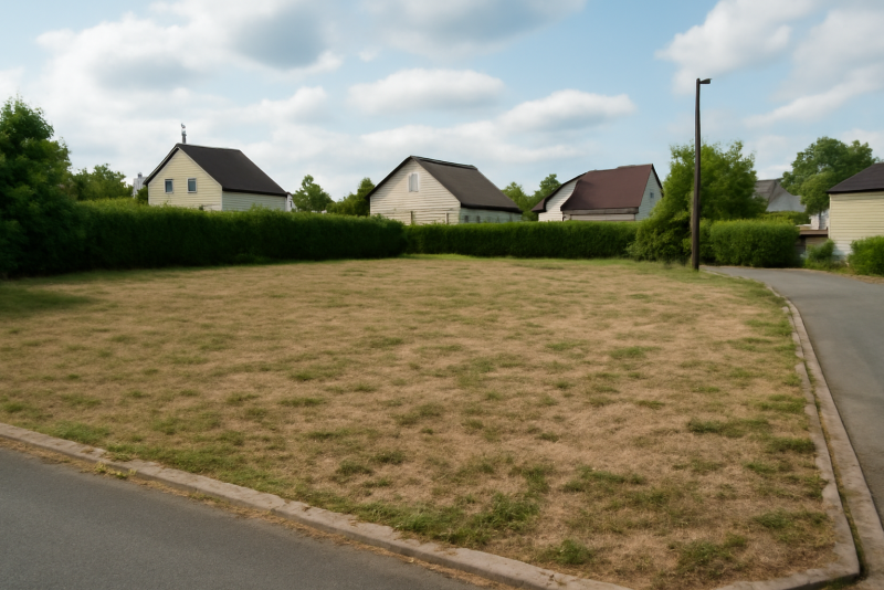 Terrain constructible zone résidentielle calme