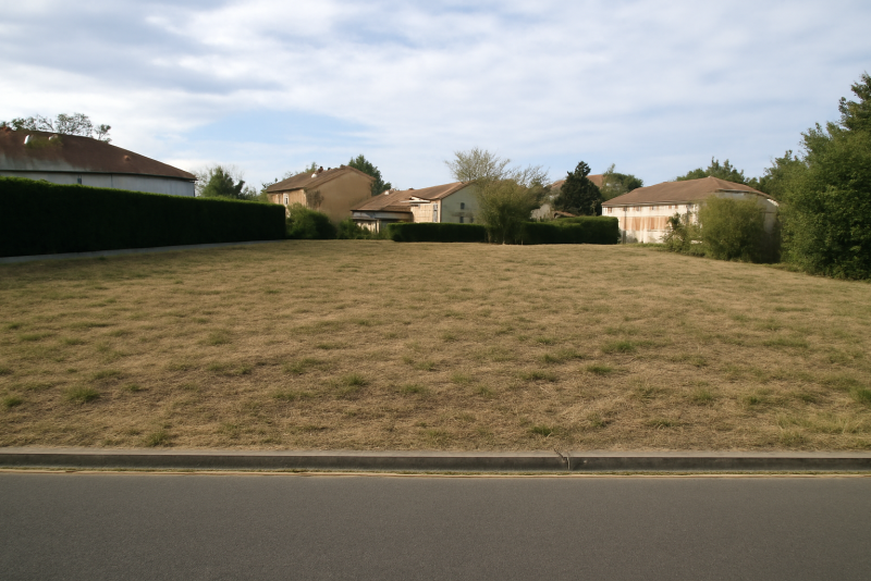 Terrain constructible zone résidentielle calme