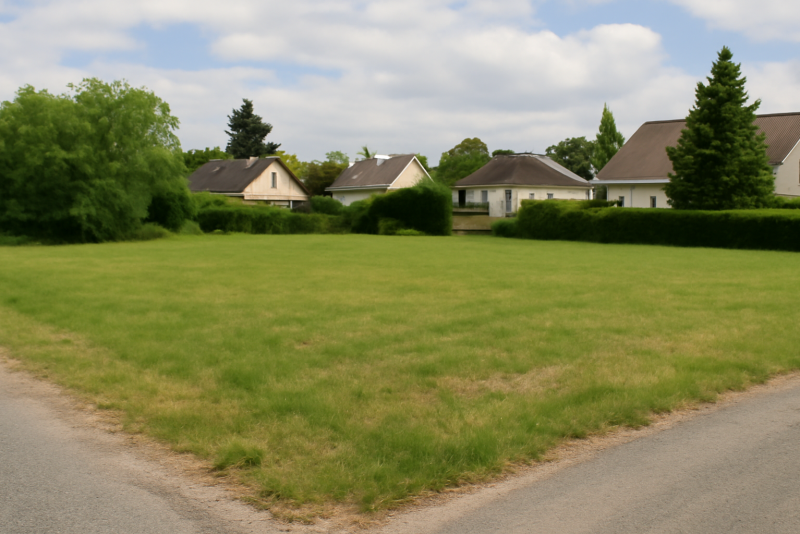Terrain constructible zone résidentielle calme