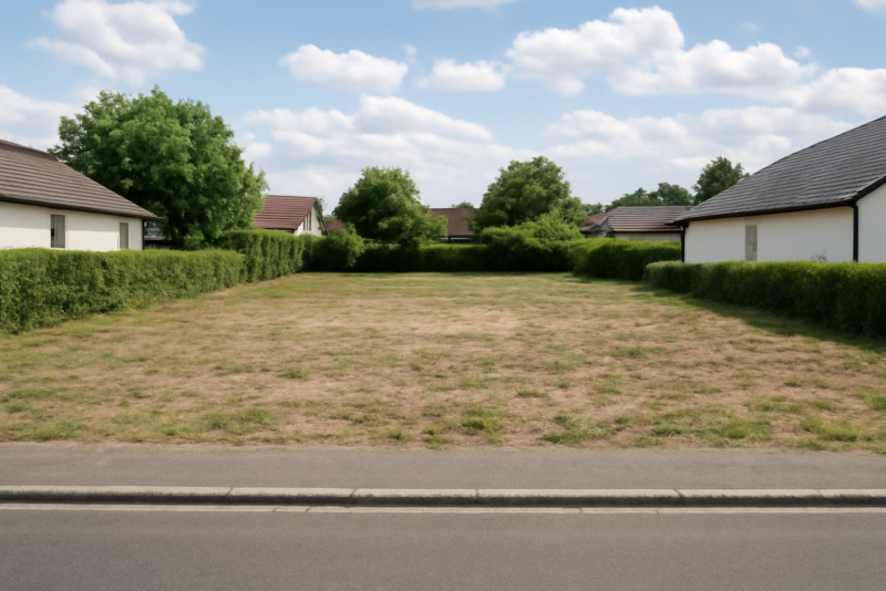 Terrain constructible zone résidentielle calme
