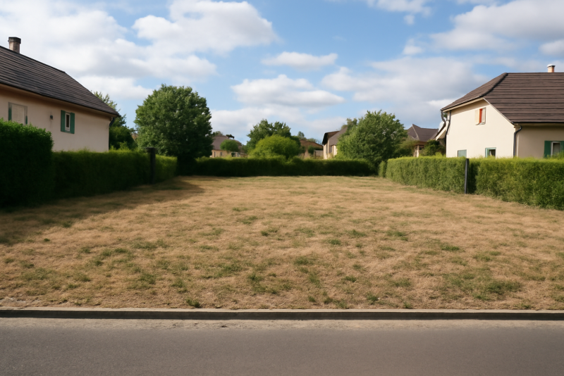 Terrain constructible zone résidentielle calme