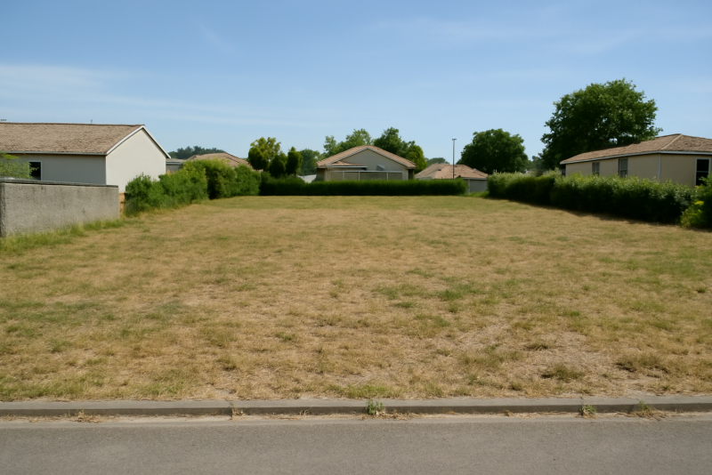 Terrain constructible zone résidentielle calme