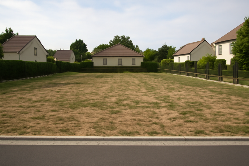Terrain constructible zone résidentielle calme