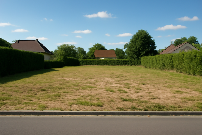 Terrain constructible zone résidentielle calme