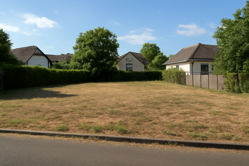 Terrain constructible zone résidentielle calme