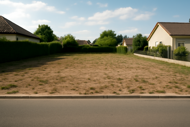 Terrain constructible zone résidentielle calme