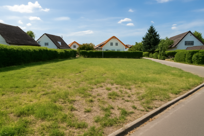 Terrain constructible zone résidentielle calme