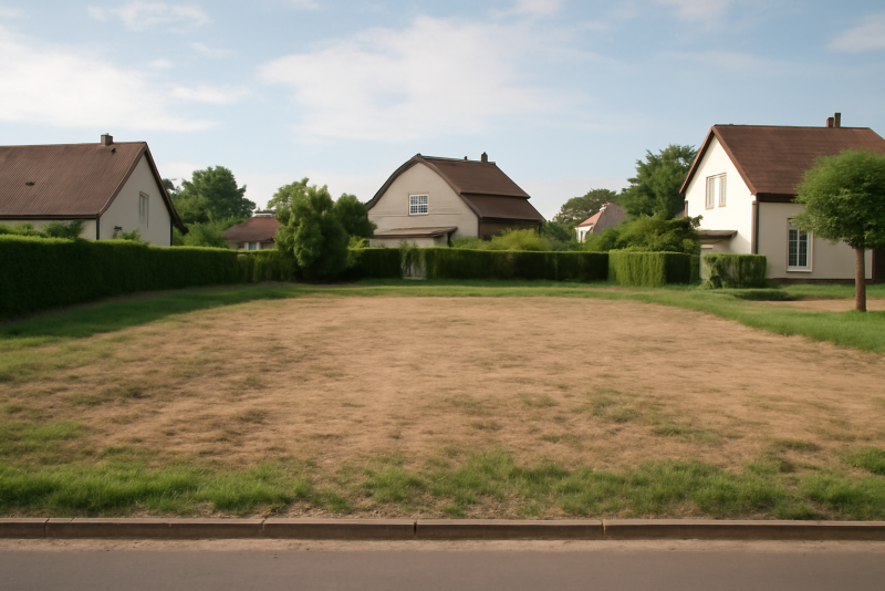 Terrain constructible zone résidentielle calme