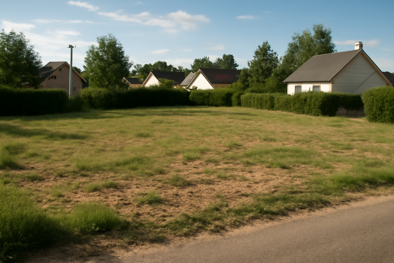 Terrain constructible zone résidentielle calme