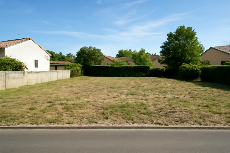 Terrain constructible zone résidentielle calme