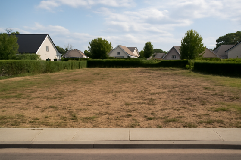 Terrain constructible zone résidentielle calme