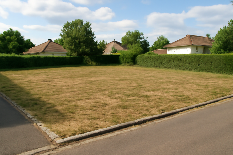 Terrain constructible zone résidentielle calme