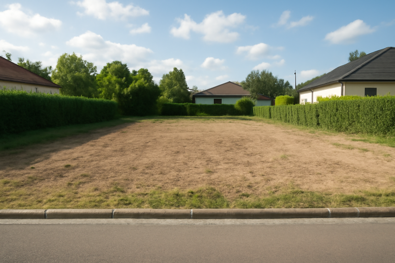Terrain constructible zone résidentielle calme