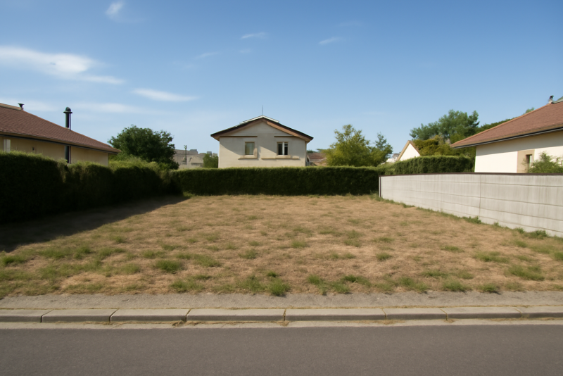 Terrain constructible zone résidentielle calme