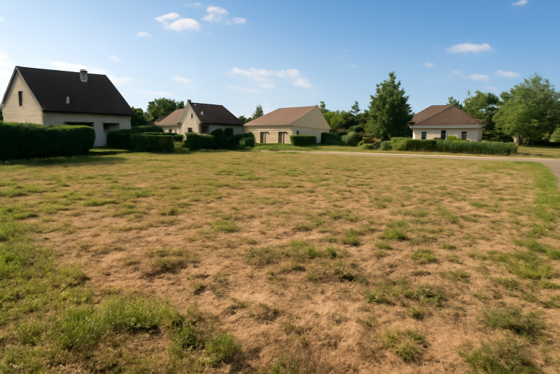 Terrain constructible zone résidentielle calme