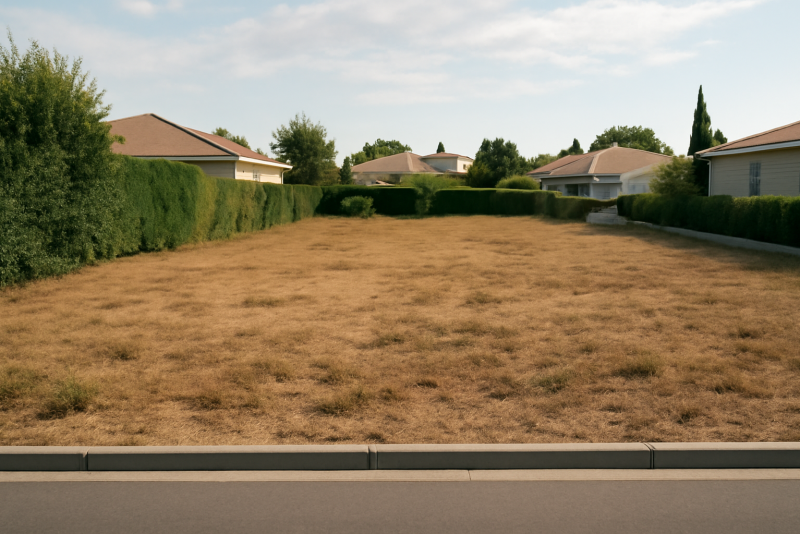 Terrain constructible zone résidentielle calme