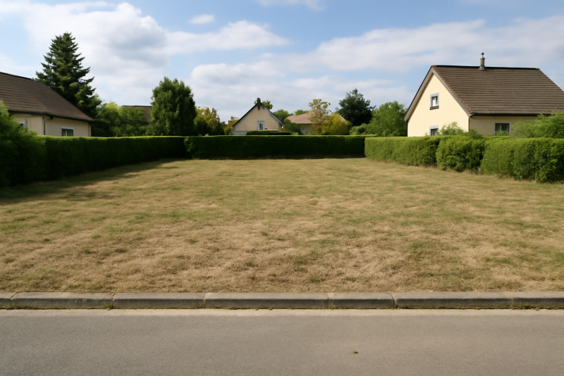 Terrain constructible zone résidentielle calme
