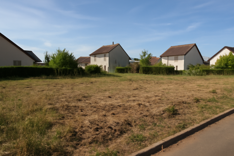 Terrain constructible zone résidentielle calme