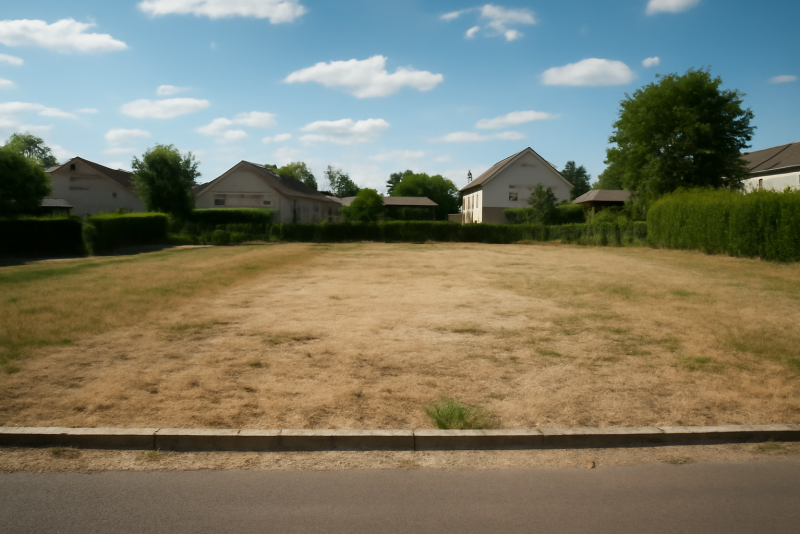 Terrain constructible zone résidentielle calme