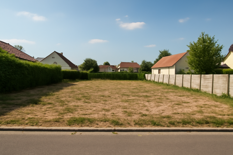 Terrain constructible zone résidentielle calme