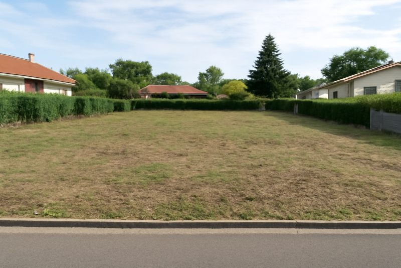 Terrain constructible zone résidentielle calme