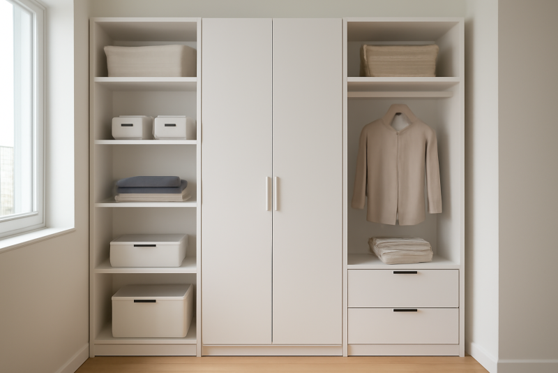 Rangements optimisés intérieur moderne