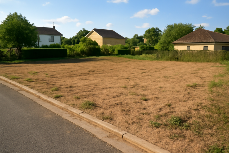 Terrain constructible zone résidentielle calme