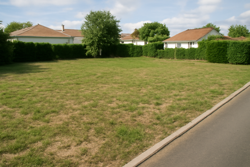 Terrain constructible zone résidentielle calme