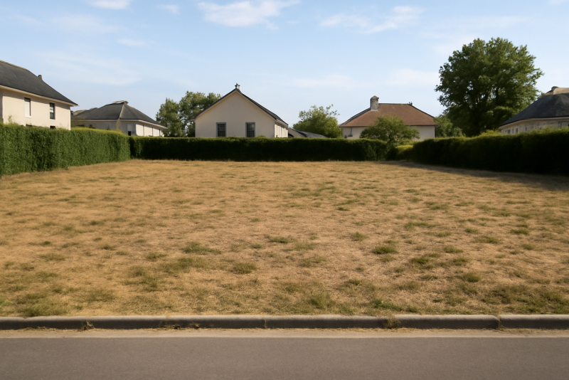 Terrain constructible zone résidentielle calme
