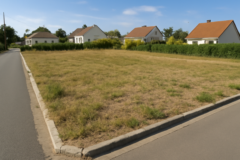 Terrain constructible zone résidentielle calme