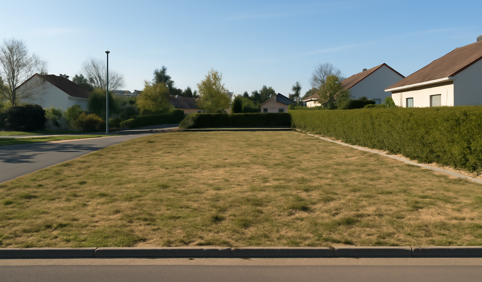 Terrain constructible zone résidentielle calme