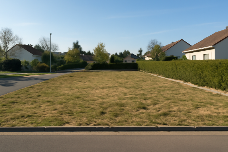 Terrain constructible zone résidentielle calme