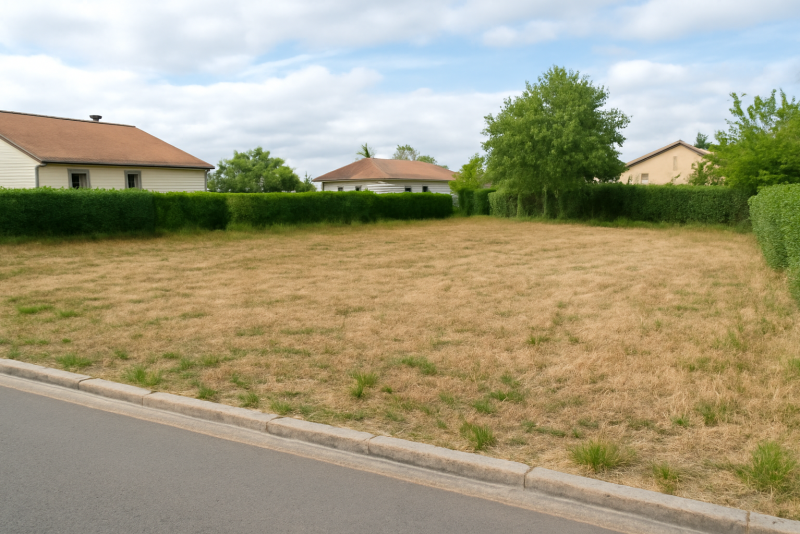 Terrain constructible zone résidentielle calme