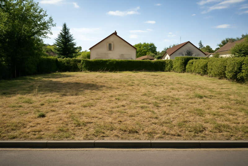 Terrain constructible zone résidentielle calme