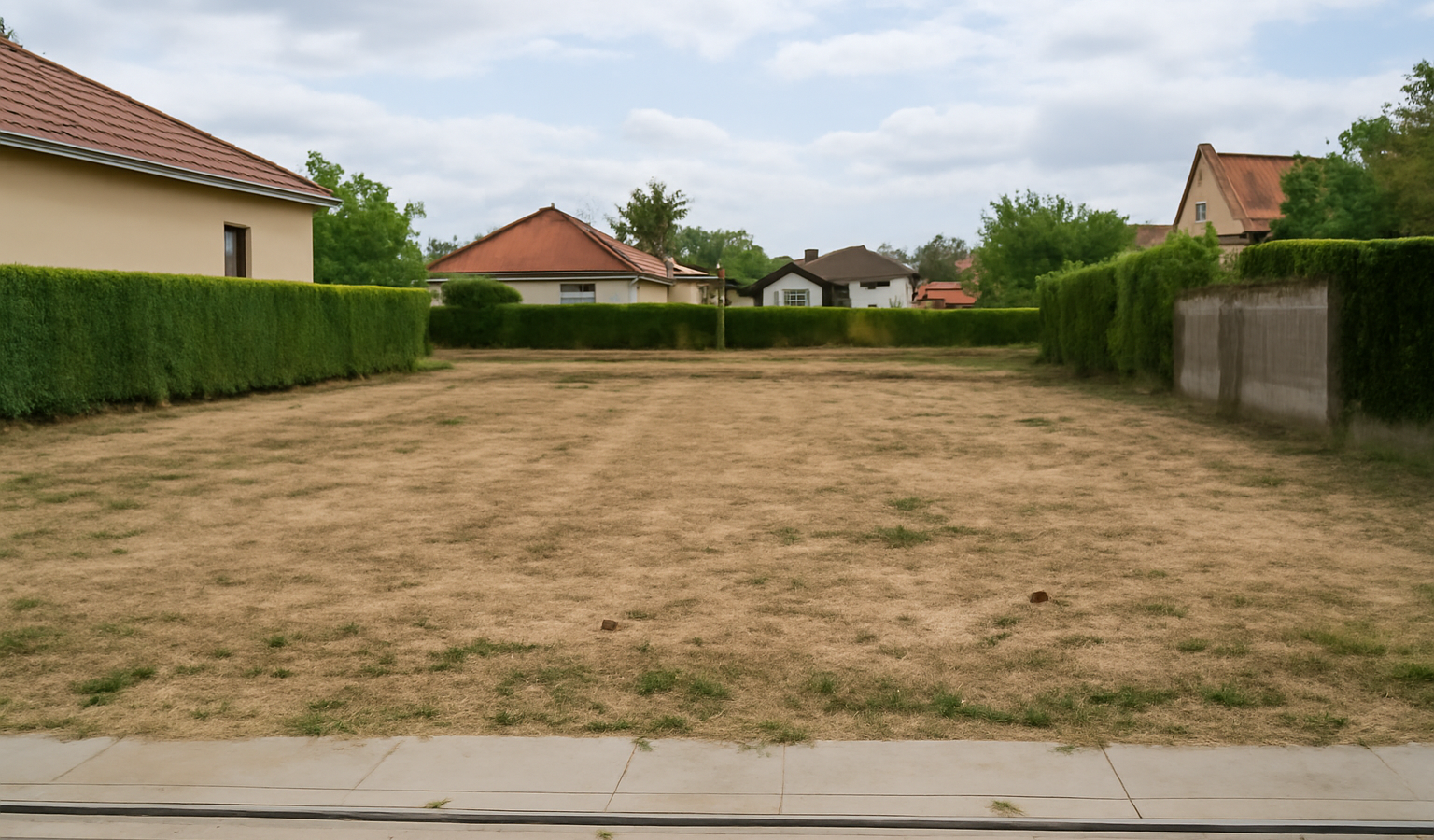 Terrain constructible zone résidentielle calme