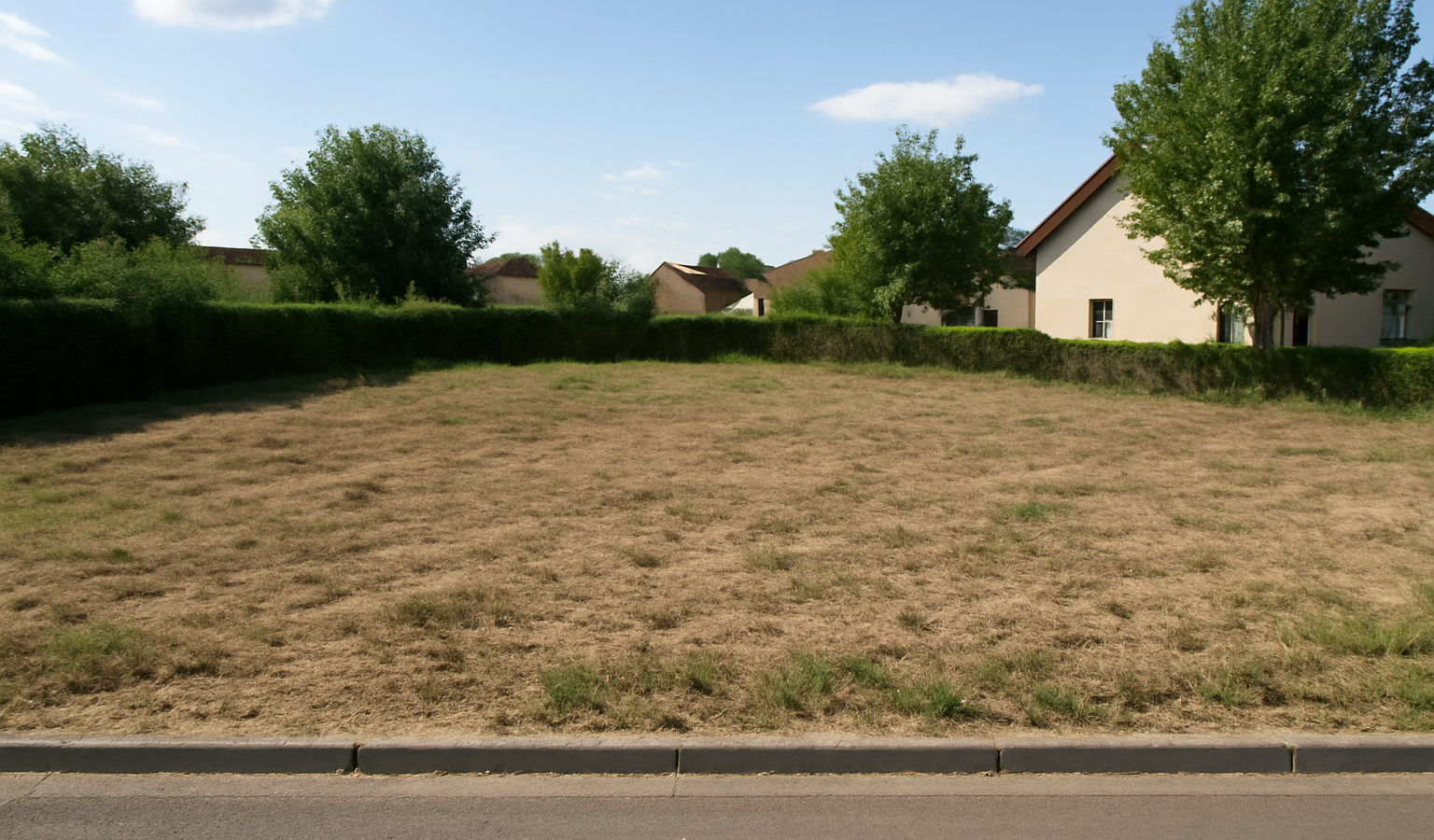 Terrain constructible zone résidentielle calme