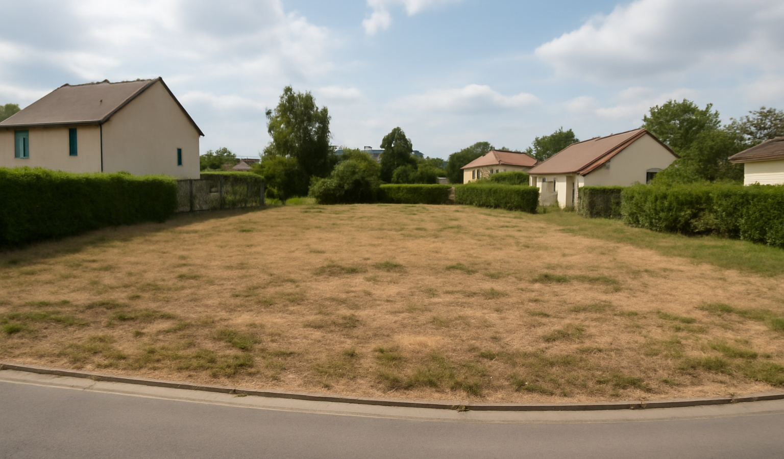 Terrain constructible zone résidentielle calme