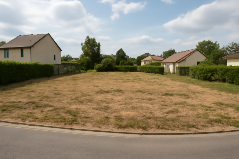 Terrain constructible zone résidentielle calme