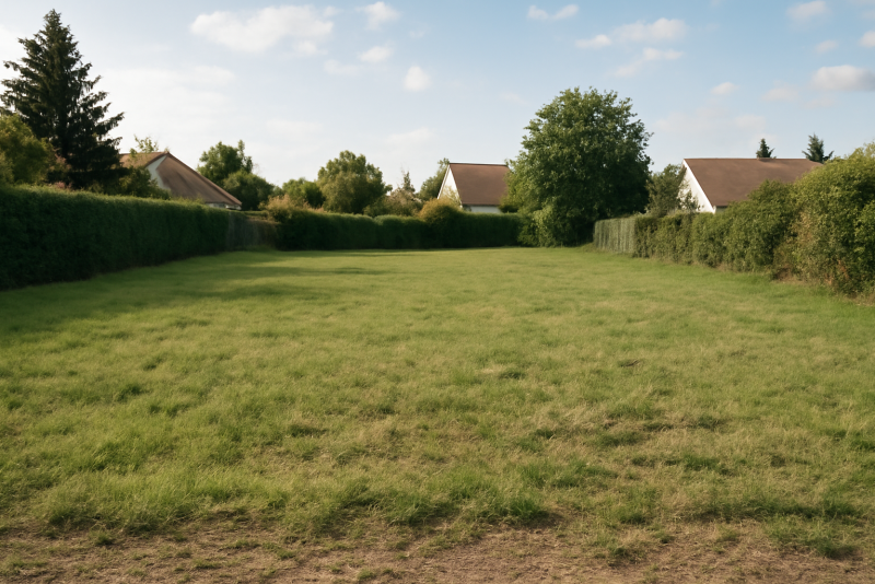 Terrain constructible zone résidentielle calme