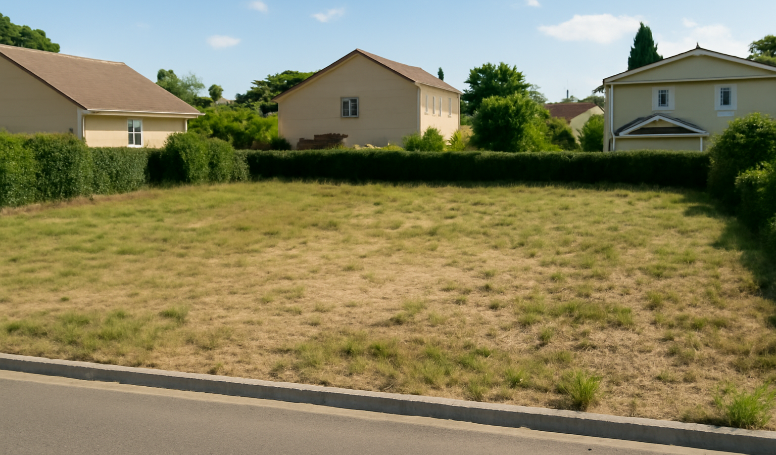 Terrain constructible zone résidentielle calme