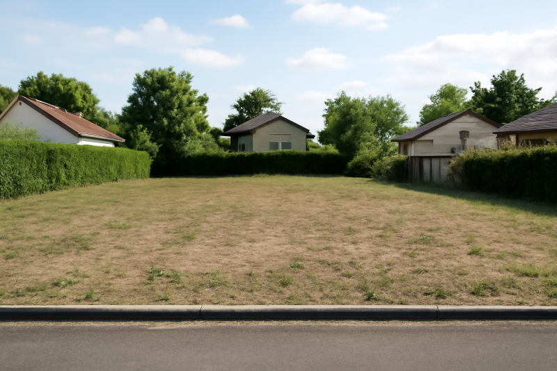 Terrain constructible zone résidentielle calme