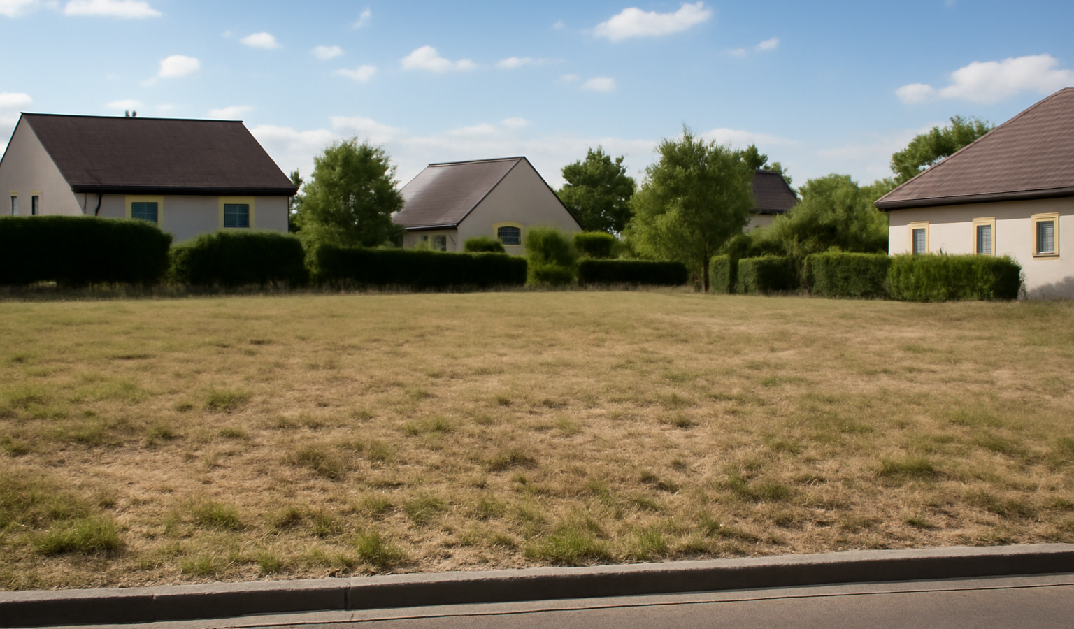 Terrain constructible zone résidentielle calme