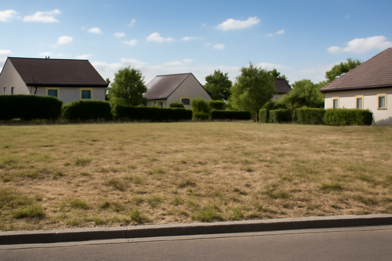 Terrain constructible zone résidentielle calme